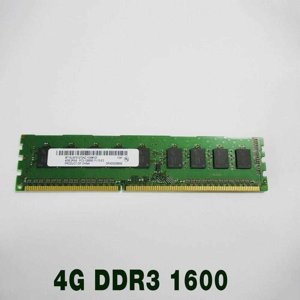 MT RAM 4GB UDIMM ECC MT18JSF51272AZ-1G6 ޸,  ,  Ƽ 4G 2RX8 PC3-12800E DDR3 1600, 1 